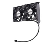 Euroharry Ventilateur de Carte Graphique 2 x 92 mm - Flux d'Air Élevé, Refroidisseur de Support PCI - GPU, Compatible 5V, 7V, 12V et Carte Mère