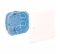 EUR'OHM Boite de dérivation standard placo + couvercle - XL Pro 100x100x50mm - Câble gaine et connectique