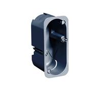 Eurohm Boite d'encastrement multi-matériaux - XL Ultra - 1/2 poste - Non résistant à l'eau - Plastique - À visser - 40 mm