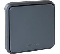EUR'OHM Bouton poussoir compos OXXO IP55 gris - Interrupteur et prise