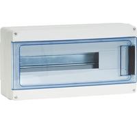 EUR'OHM Coffret modulaire étanche à faces lisses - IP65 - IK07 18 modules - Matériel électrique
