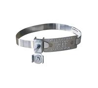 EUR'OHM Collier d'équipotentialité 14cm - Ø8 à 35mm - Câble gaine et connectique