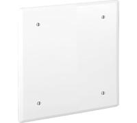 EUR'OHM Couvercle avec vis 110x110mm (étiquette unitaire) - Câble gaine et connectique