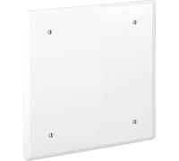 EUR'OHM Couvercle de finition - Fixation par vis (Non DCL) 160x160 .ref : 511 05 - Câble gaine et connectique