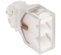 Eur'Ohm - Lot de 100 - Connexion rapide - 2 entrées - Blanc