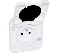 EUR'OHM Prise courant 2P+T composable IP55 - OXXO Blanc - Interrupteur et prise