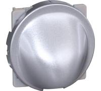 EUR'OHM Sortie de câble standard IP21-20A - Vis non apparentes - COMETE Couleur Silver - Interrupteur et prise