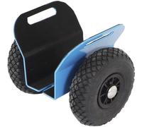 eurokraft | Chariot Porte-Panneaux à revêtement en Caoutchouc strié | Force 300 kg | h x l x L 350 x 260 x 400 mm