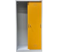 EUROKRAFT | Corps d'armoire de sécurité Vide avec Portes coulissantes | h x l 1800 x 920 mm | avec 2 Portes | sans équipement intérieur