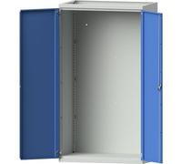 EUROKRAFT | Pro | Armoire pour Charges Lourdes en Acier | Armoire Vide - à équiper de façon personnalisée | Gris Clair/Bleu Clair