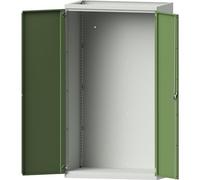 EUROKRAFT | Pro | Armoire pour Charges Lourdes en Acier | Armoire Vide - à équiper de façon personnalisée | Gris Clair/Vert réséda