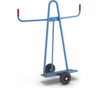 eurokraft | Pro | Chariot Porte-Panneaux | Charge Max 300 kg | Bandages Caoutchouc | Ø Roues 200 mm