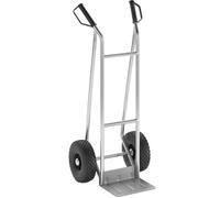 eurokraft Pro | Diable en Aluminium | Modèle M: hyper-léger et compact, roues confort à bandage pneumatique