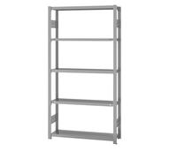 EUROKRAFT | Pro | Rayonnage emboîtable modulaire | Version mi-Lourde | plastifiée | Hauteur rayonnage 2000 mm | rayonnage de Base | Largeur x Profondeur 1000 x 300 mm