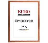 EUROLine Cadre photo en bois 51 x 55 cm Cuivre avec verre acrylique antireflet pour | Photos | Affiches | Cadre de puzzle