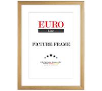 EUROLine35 Cadre photo en bois 46 x 60 cm sur mesure - couleur: Or essuyé | taille sélectionnable | avec verre acrylique antireflet | Cadre pour photo | Affiches | puzzle