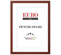 EUROLine35 cadre photo sur mesure pour des photos 28 cm x 47 cm, couleur: Rouge flou, fabrication sur mesure du cadre en bois MDF, y compris verre acrylique traité antireflet et partie arrière en