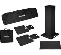EUROLITE 2x Stage Stand 100cm avec housse et sac, noir