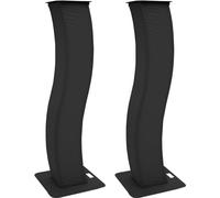 EUROLITE 2x Stage Stand 150cm courbé incl. housse+sac, noir