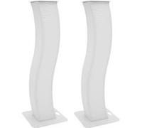 EUROLITE 2x support de scène 150cm incurvé incl. housse et sac, blanc