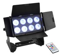 EUROLITE AKKU Multiflood IP 8x10W RGBW Wash CRMX (41606258)