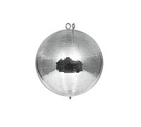 EUROLITE Boule miroir 30 cm (5 x 5 mm) | Boule de miroir de sécurité avec deuxième œillet