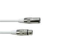 Eurolite DMX Cable XLR 3 broches 5 m blanc