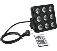 Eurolite DMX Projecteur à effets LED Nombre de LED:9 (42110199)