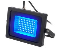 EUROLITE LED IP FL-30 SMD bleu | Projecteur extérieur plat (IP65) avec LED colorées