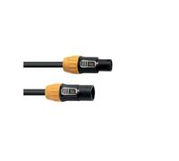 Eurolite IP T-Con XLR Verbindungskabel [1x XLR-Stecker - 1x XLR-Buchse] 15 m Schwarz/Orange (30247766)