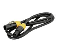 Eurolite IP T-Con XLR Verbindungskabel [1x XLR-Stecker - 1x XLR-Buchse] 5 m Schwarz/Orange (30247758)