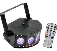 EuroLite LED SCY-5 Hybrid Projecteur à effets LED Nombre de LED (détails): 24 noir