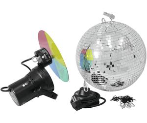 Eurolite Mirrorball Set 30 cm Boule à facettes