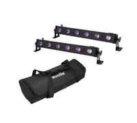 EUROLITE Set 2x LED BAR-6 UV Leiste + Soft-Bag