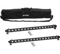 EUROLITE Set 2x LED PIX-16 QCL Leiste + Soft-Bag (20000991)
