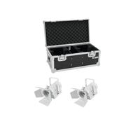 EUROLITE Set 2x LED THA-40PC wh + Case