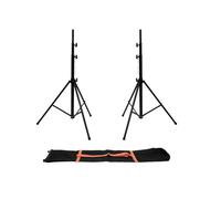 EUROLITE Set 2x LS-1 EU Steel + Carrying bag