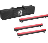 EUROLITE Set 3x AKKU PT-100/32 Pixel DMX Tube + Soft-Bag