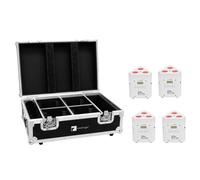 EUROLITE Set 4x AKKU TL-3 TCL white + Case with charging function