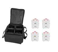 EUROLITE Set 4x AKKU TL-3 TCL white + SB-4 Soft-Bag