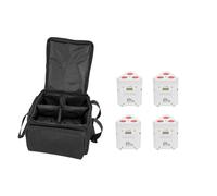 EUROLITE Set 4x AKKU TL-3 TCL white + SB-4 Soft-Bag