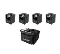 EUROLITE Set 4x AKKU UP-1 + SB-4 Soft Bag