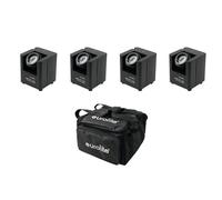EUROLITE Set 4x AKKU UP-1 + SB-4 Soft Bag