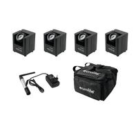 EUROLITE Set 4x AKKU UP-1 + SB-4 Soft-Bag + QuickDMX Wireless transmitter