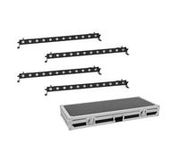 EUROLITE Set 4x LED BAR-12 QCL RGBW Bar + Case