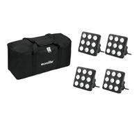 EUROLITE Set 4x LED Party Panel RGB+UV + Soft-Bag (20000962)