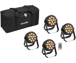 Eurolite Set 4x LED PARty Spot Silent RGB/WW + Softbag