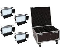EUROLITE Set 4x LED PLL-480 QCL Panel + Case