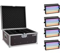 EUROLITE Set 4x LED Super Strobe ABL + Case