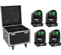 EUROLITE Set 4x LED TMH-B90 + étui avec roulettes